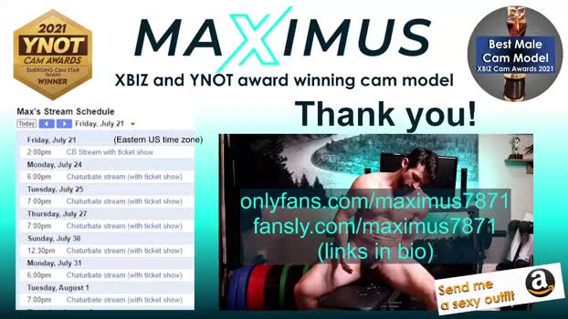 maximus_787  21-07-2023 video striptease