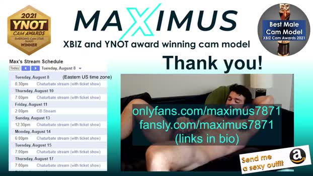 maximus_787  08-08-2023 video hot