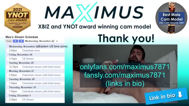 maximus_787  22-11-2023 video lovense