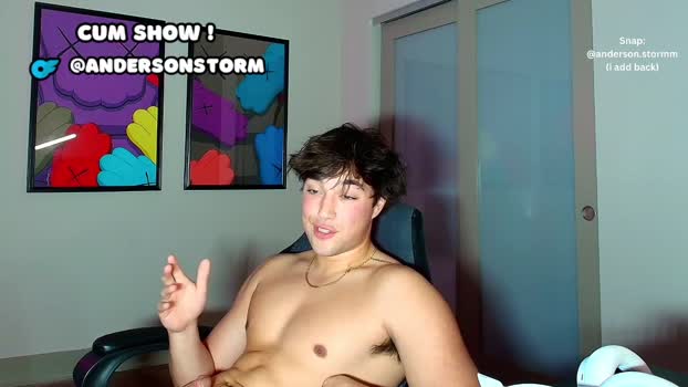 andersonstorm 21-01-2025 video squirt