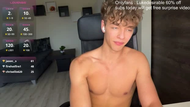 lukedesirable 22-07-2026 Male lovense spanking Video
