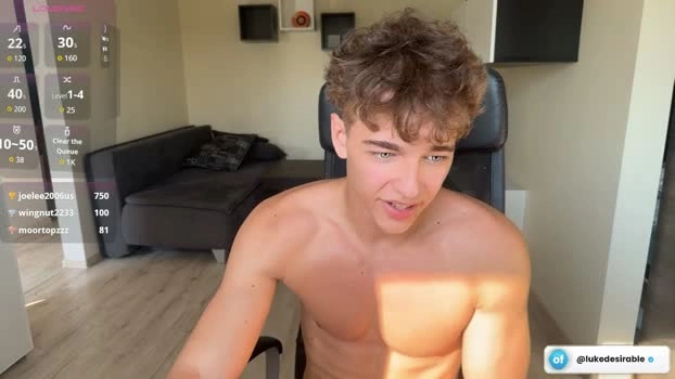 lukedesirable 06-08-2026 Male ass jerkoff Video